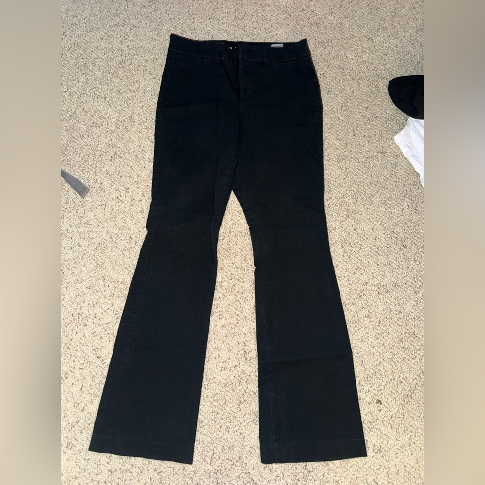 Old Navy Black High-Rise Pixie Pants